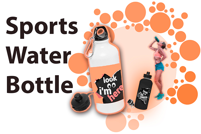 sports water bottle poster