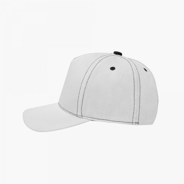 A pure white baseball cap