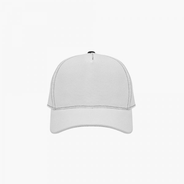 A pure white baseball cap