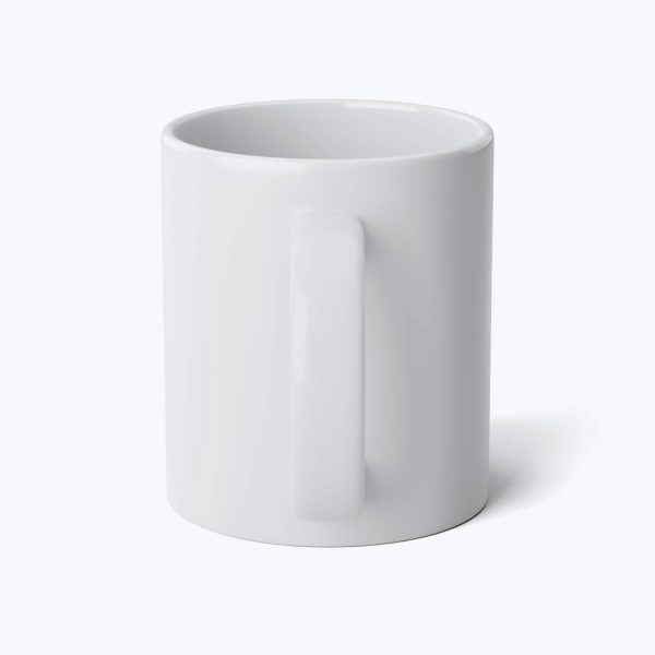 a white ceramic mug