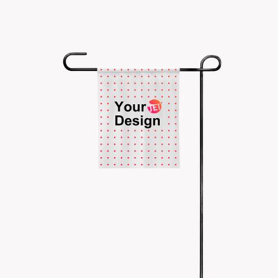 A customizable garden flag