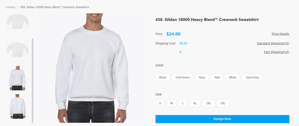 Gildan 18000 Heavy Blend Crewneck Sweatshirt