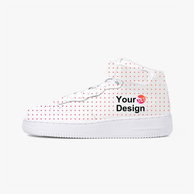 A pair of customizable women's fashion sneakers