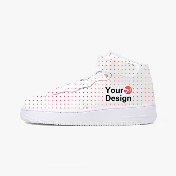 A pair of customizable women's fashion sneakers