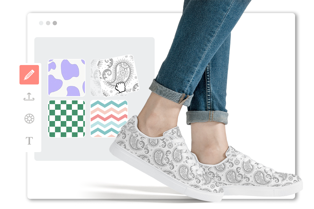 Customizing sneakers with JetPrint